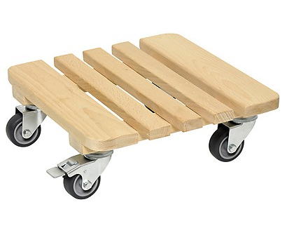 Plantentrolleys Buche met rem voor buiten 29x29cm