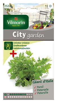 Vilmorin Zaden City Garden Peterselie + Groeibevorderaar