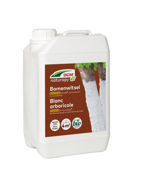 DCM Bomen witsel 3L Spray | Voorkomt vorstscheuren en zonnebrand