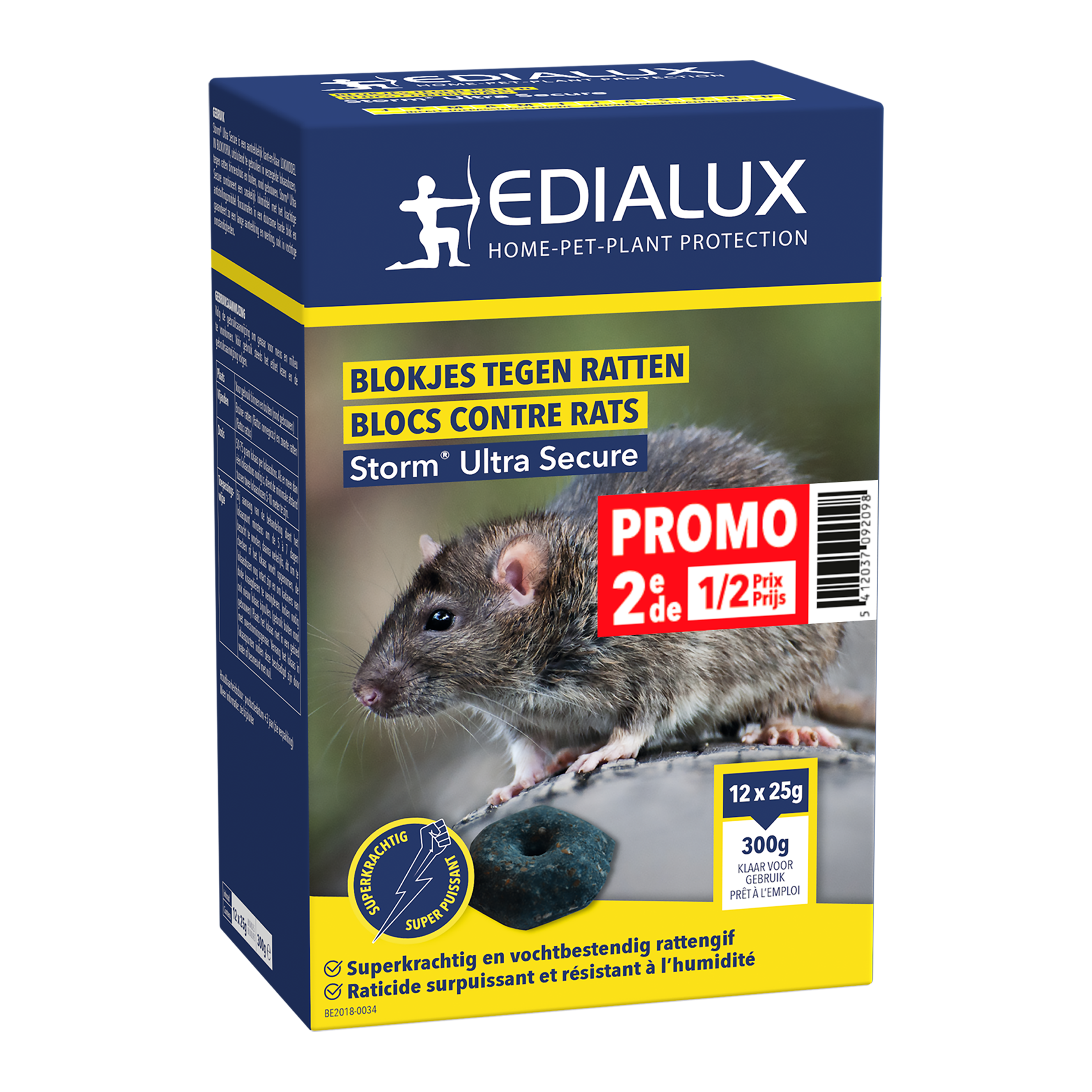 Edialux Storm Ultra Rattengif DUOPACK 2 x 300 g