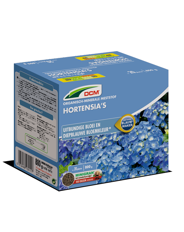 DCM Meststof en Blauwmaker Hortensia 800g