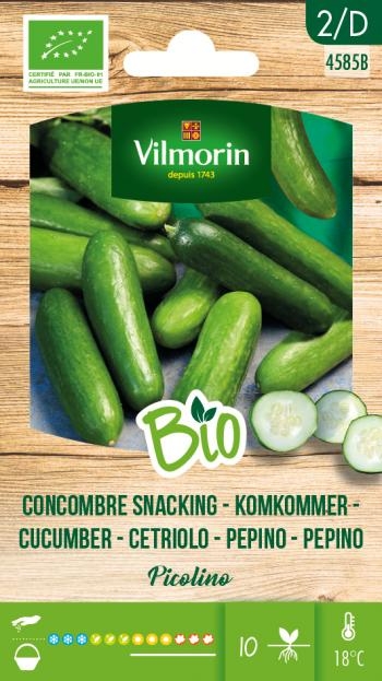 BIO Groenten zaden Komkommer Picolino