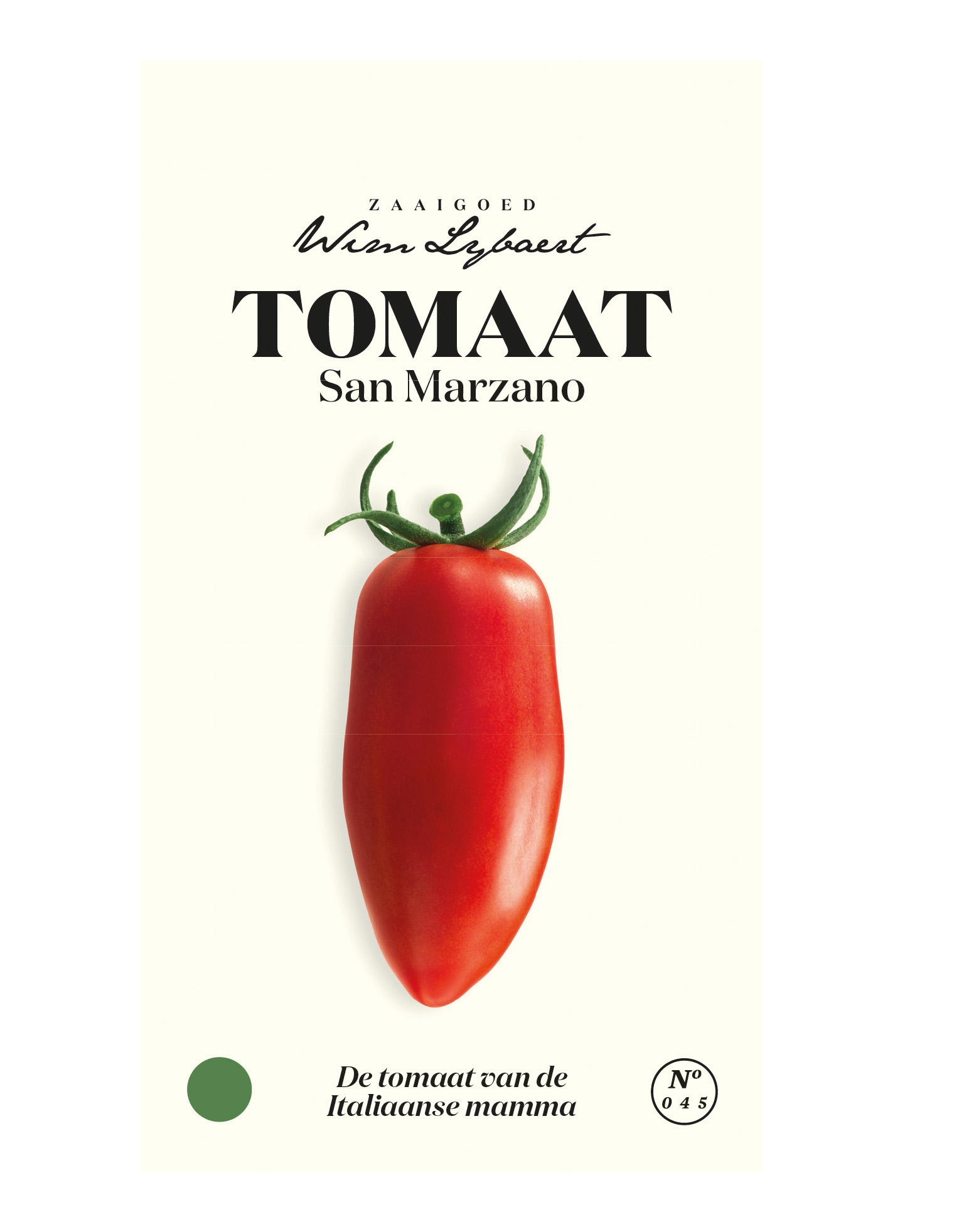 Wim Lybaert zaden Tomaat San Marzano