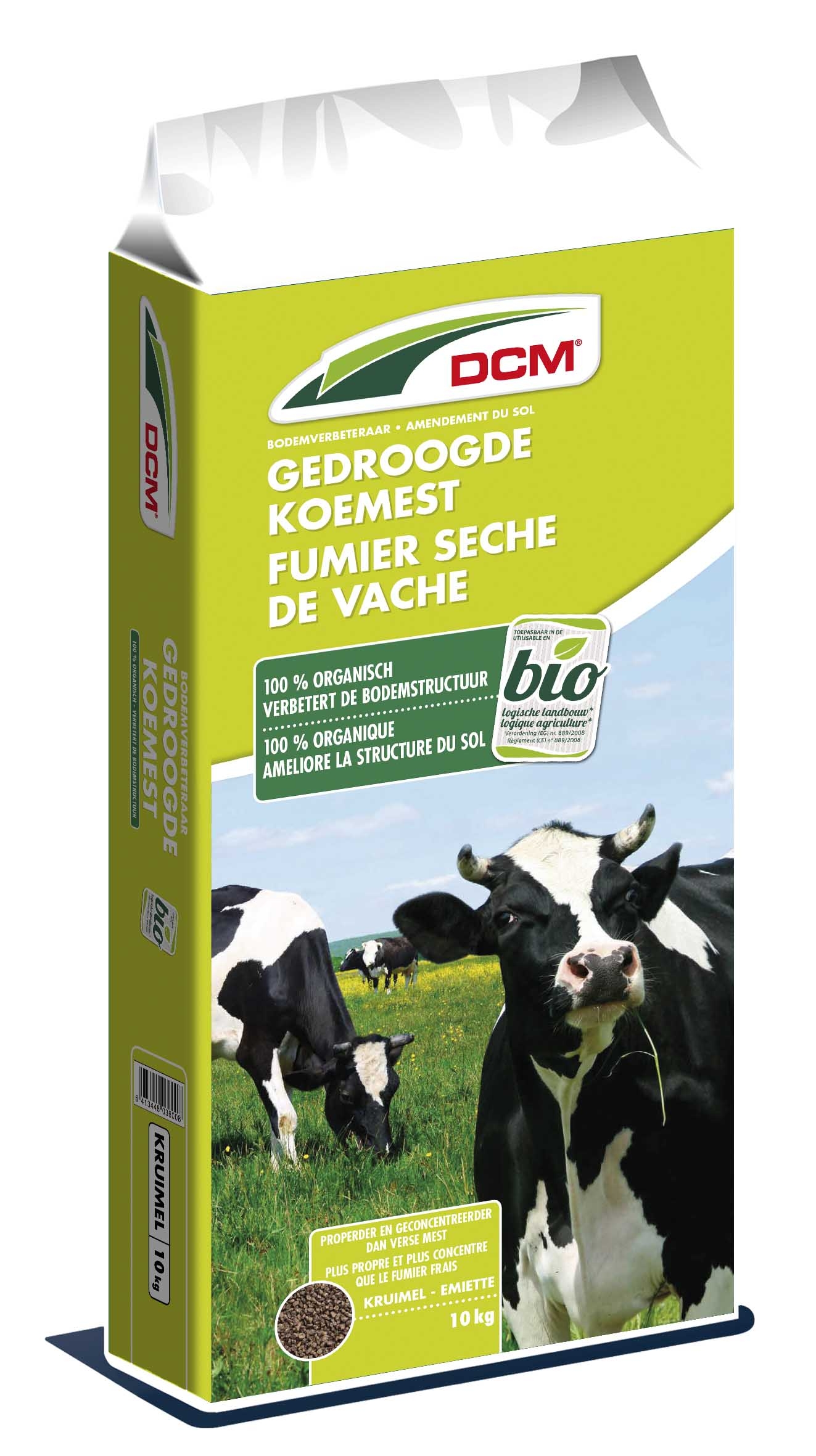 DCM 100% Gedroogde koemest 10kg
