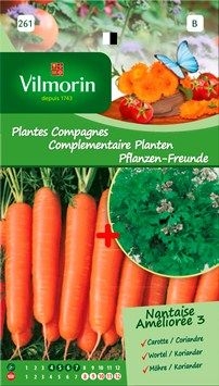 Vilmorin Zaden Wortel Nantes + Koriander