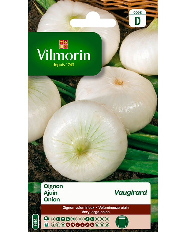 Vilmorin Ajuin zaden Witte Van Vaugirard 3g