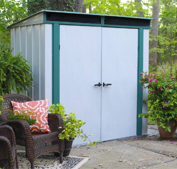 Arrow Metalen tuinhuis Euro Lite Pent 208x130x201cm