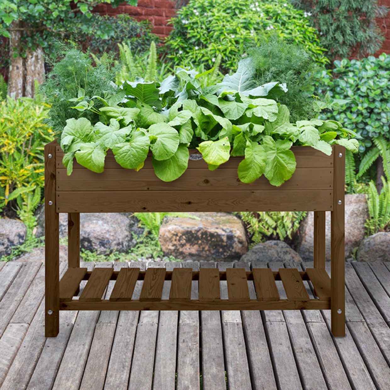 Houten kweekbak 118 cm