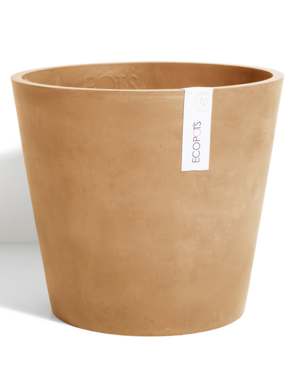 ECOPOTS Amsterdam Grote Ronde bloempot in Terracotta 60cm