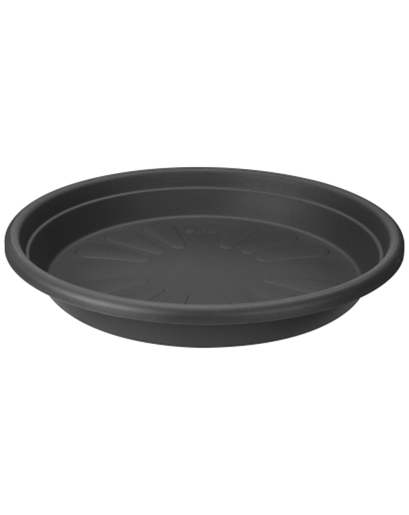 Elho Green Basics schotel 25cm zwart  