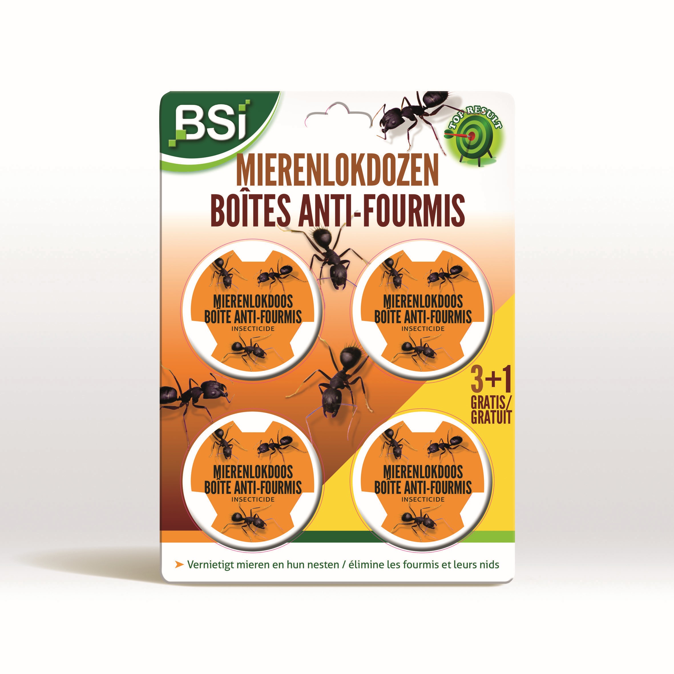BSI Mierenlokdoosjes 3 + 1 | Effectief mieren bestrijden