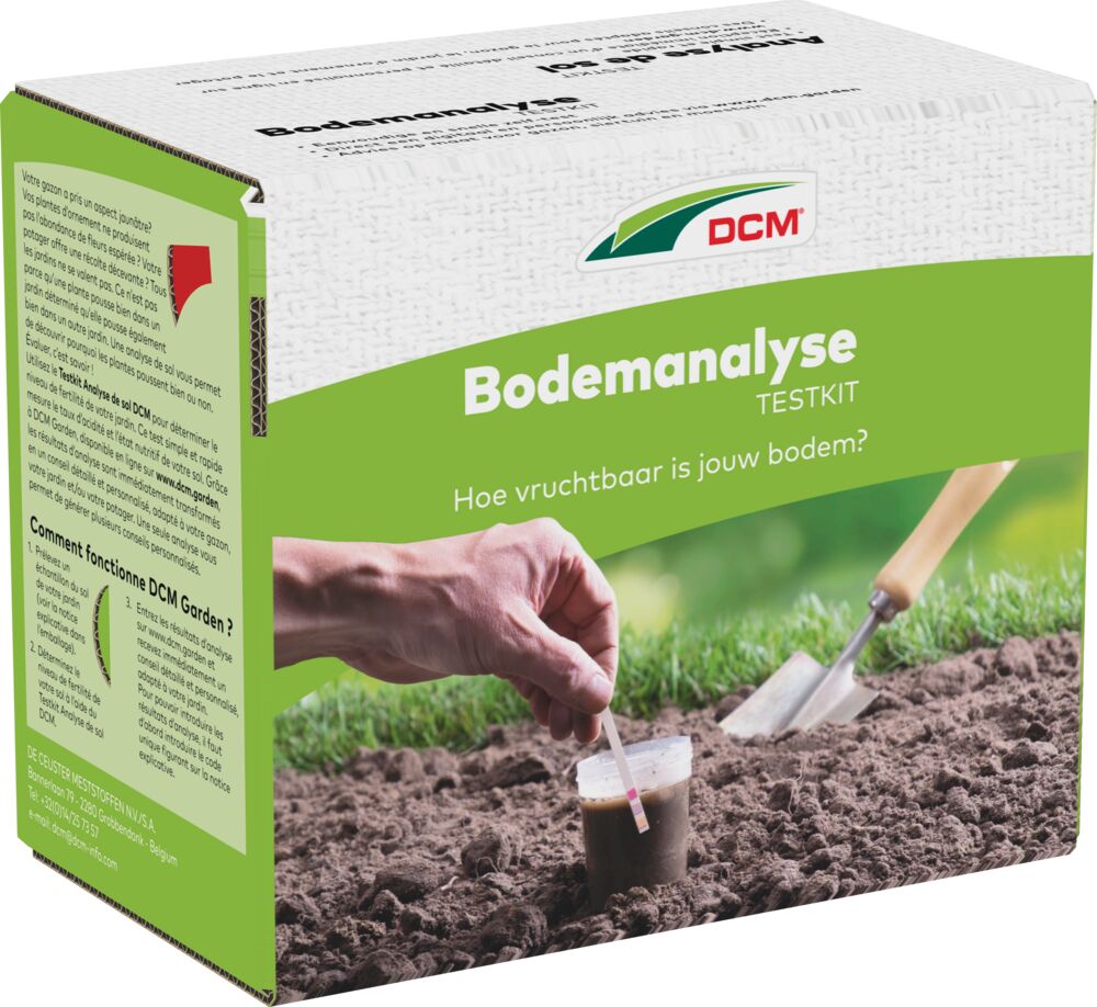 DCM Bodemanalyse test kit voor gazon, siertuin en moestuin
