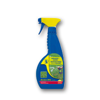 Spray om onkruid in gazons te bestrijden