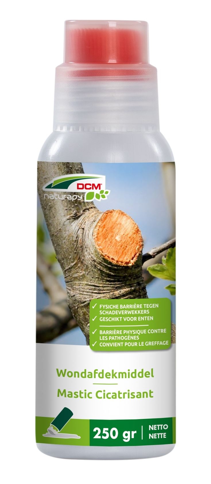 Snoeiwonden beschermen met DCM wondafdekmiddel