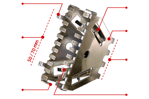 Stootvoegrooster tegen muizen 10 st