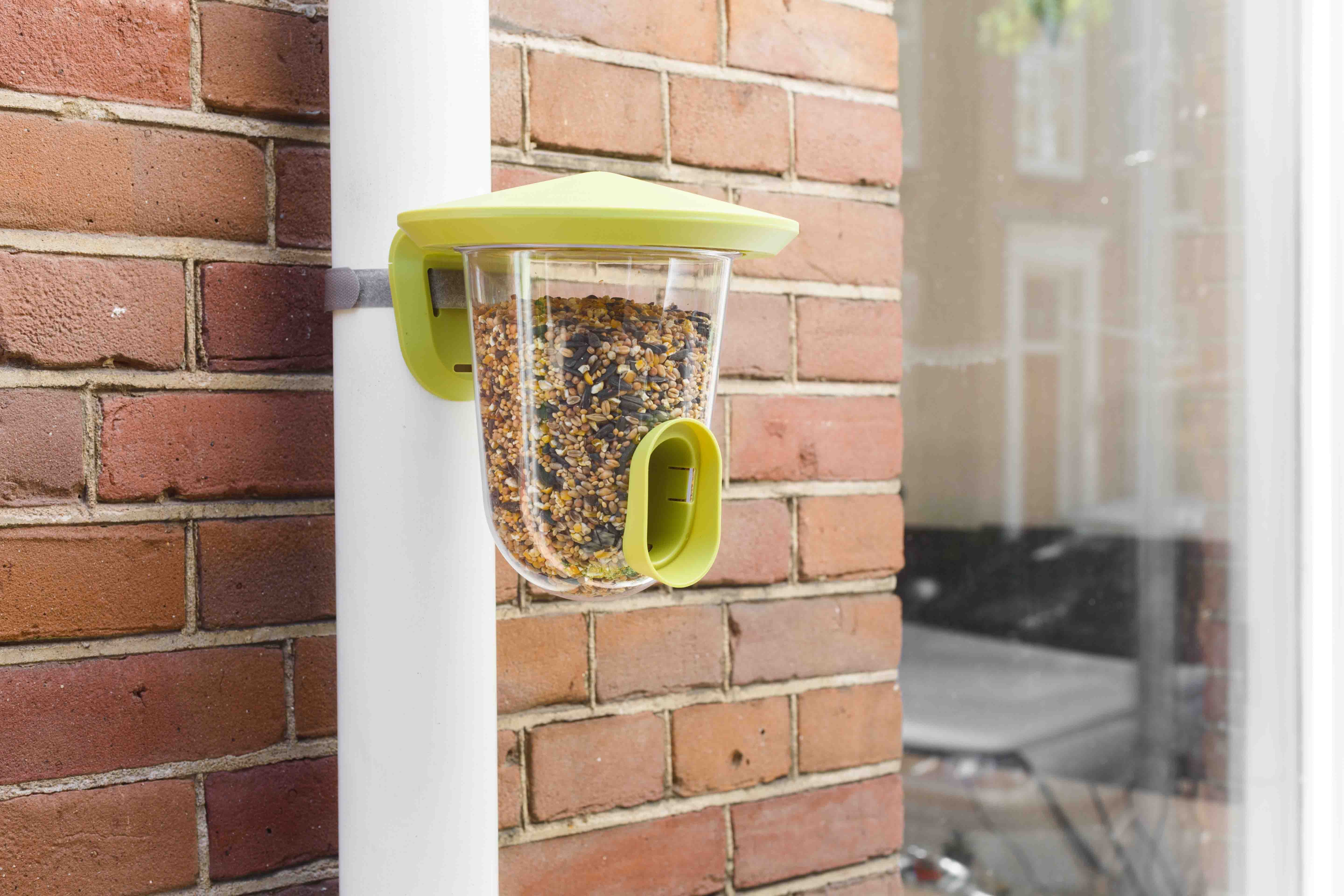 Moderne vogelvoedersilo Groen Feedr