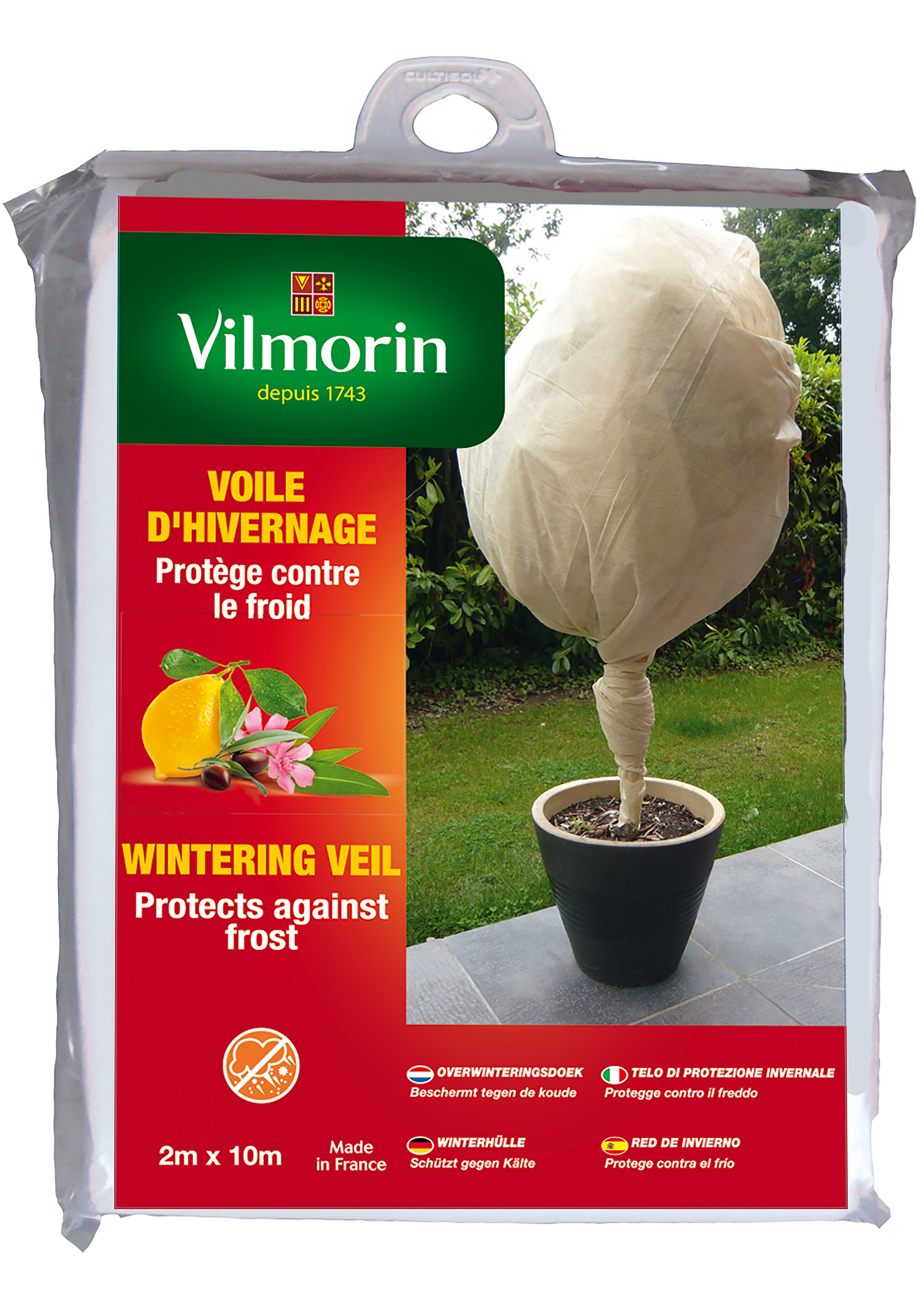 Overwinteringsdoek om planten te beschermen tegen vorst (2m x 10m)