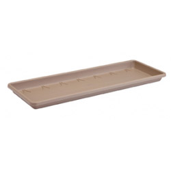 Elho Barcelona balkonbak schotel 40cm taupe
