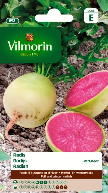 Vilmorin zaden Radijs Red Meat