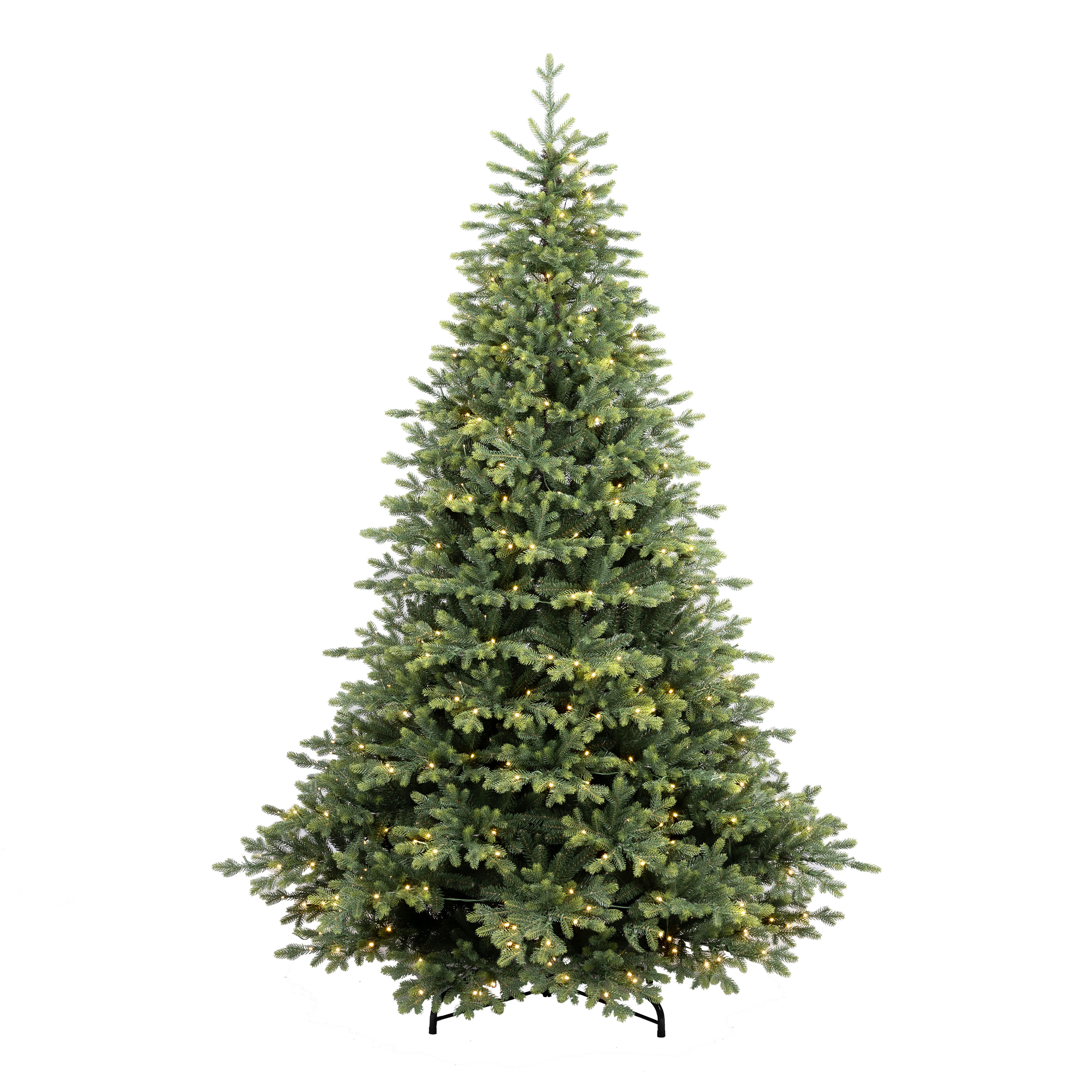 Kunstkerstboom met LED verlichting | Volle groene kerstboom 180 cm (300LED)