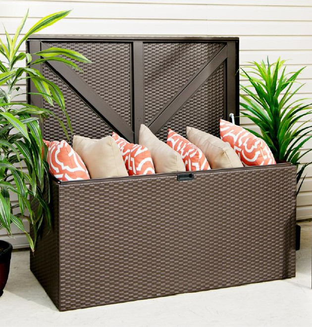 Arrow Opbergen in de tuinkussens Brown