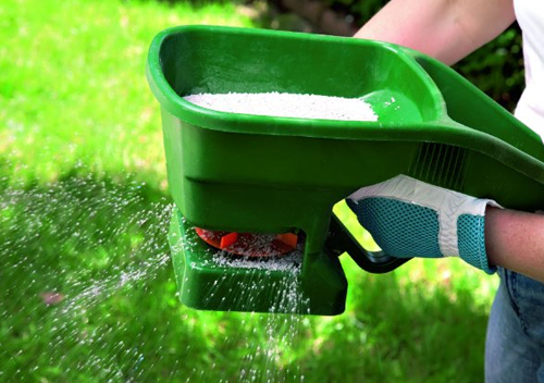 Handy Green Handstrooier voor kunstmest en graszaad