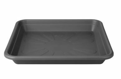 Elho Onderschotel vierkant 35cm antraciet 