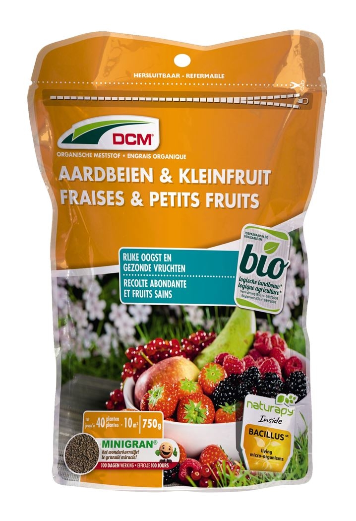 Meststof voor aardbeien en kleinfruit 750 g