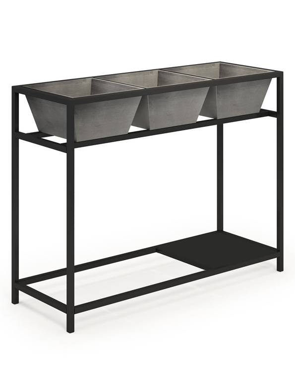 ECOPOTS Berlin Kruidentafel Grijs 100cm ECOPOTS Berlin Kruidentafel Grijs 100cm