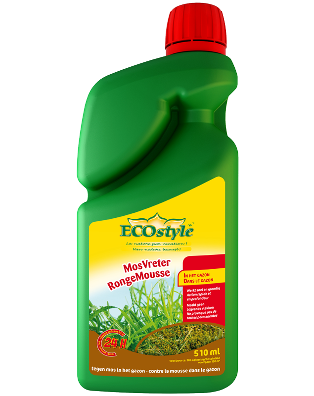 Ecostyle MosVreter tegen mos in het gazon 510ml 