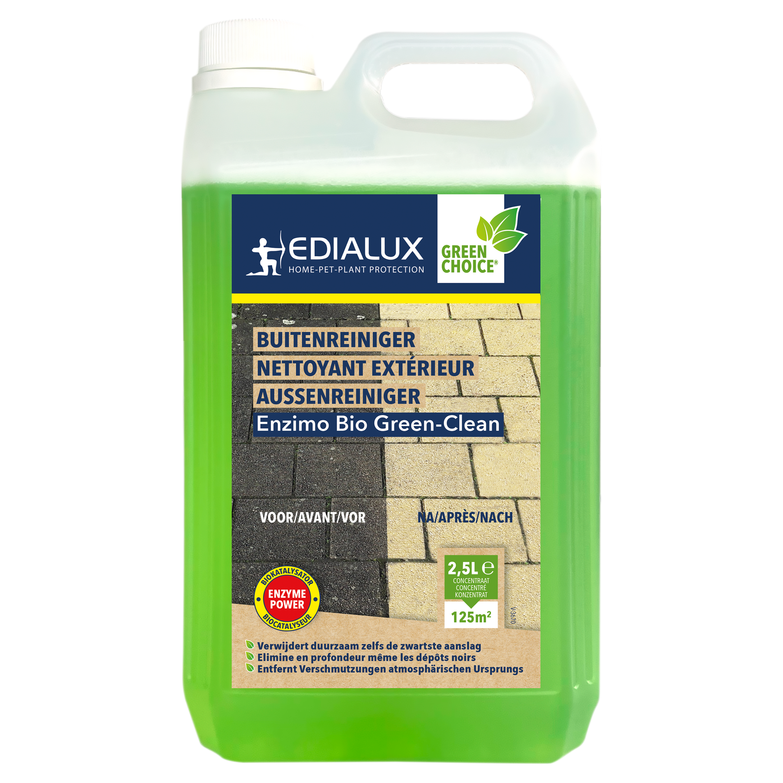 Edialux Enzimo Bio Green-Clean - 2,5L Edialux Enzimo Bio Green-Clean - 2,5L