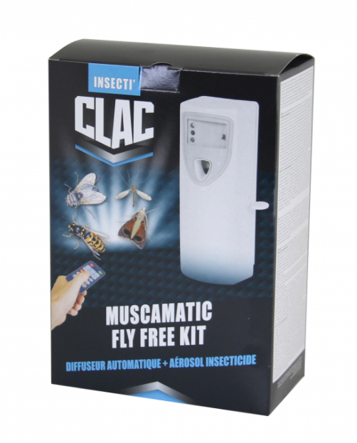 Automatische verstuiver van insecticide tegen insecten