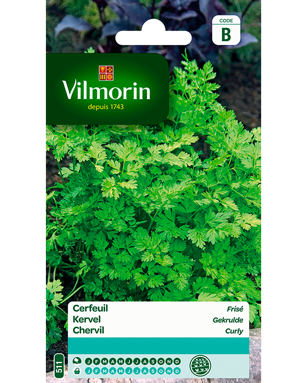Vilmorin Zaden Gekrulde kervel 10g