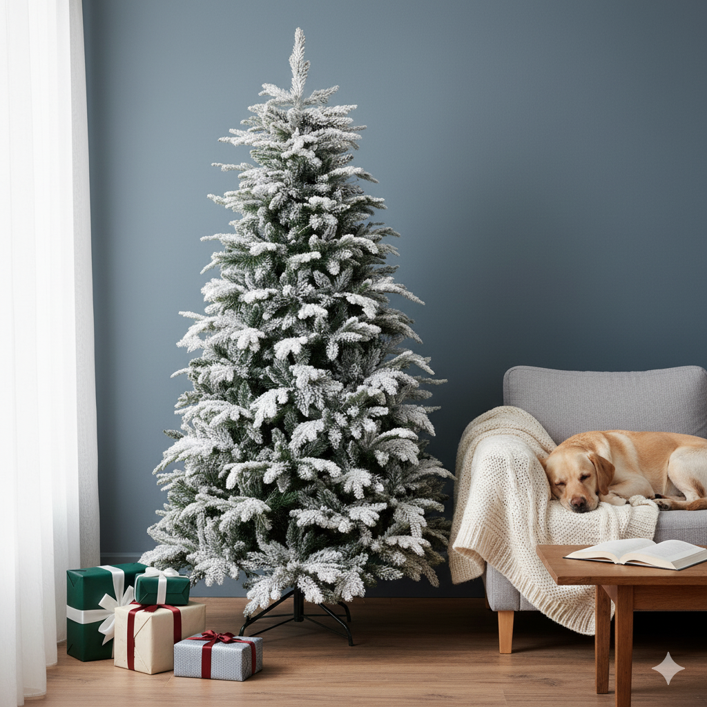 Kerstboom met sneeuw Oslo Medium 210 cm Kerstboom met sneeuw Oslo Medium 210 cm