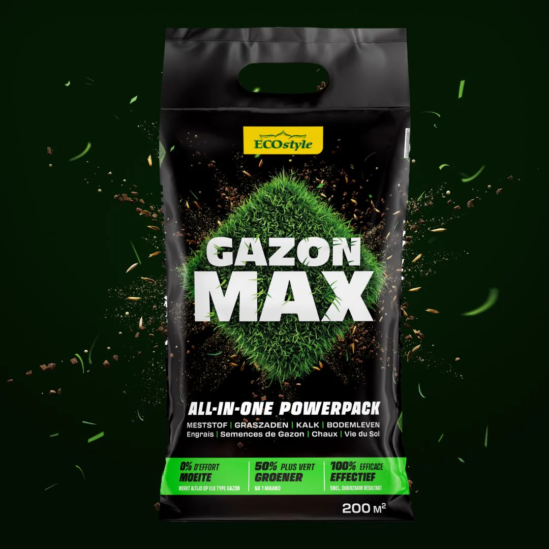 Ecostyle Gazonmax krachtige all-in-one gazonmest 10kg | snel resultaat! (200m²)
