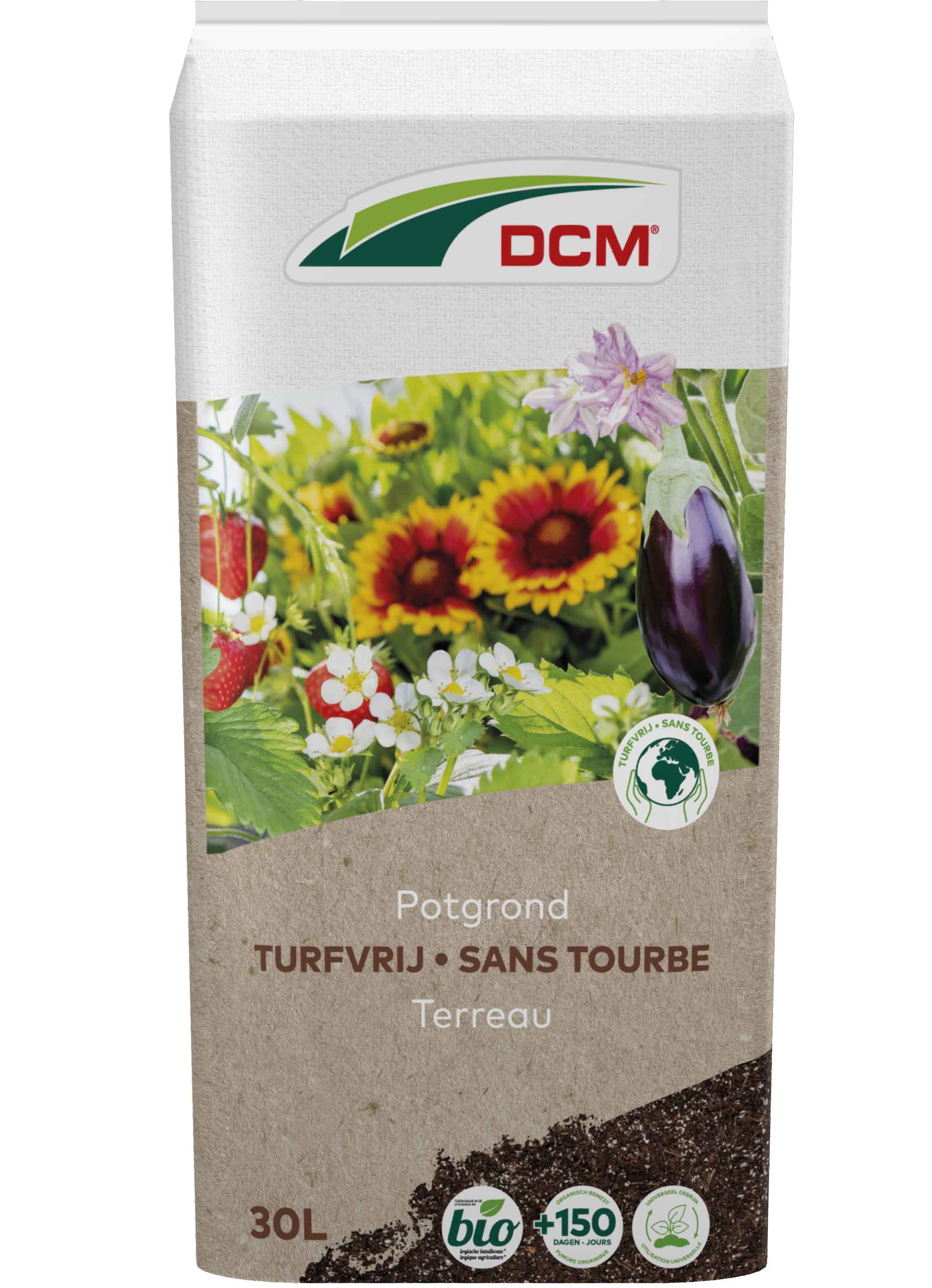 DCM turfvrije potgrond 30L