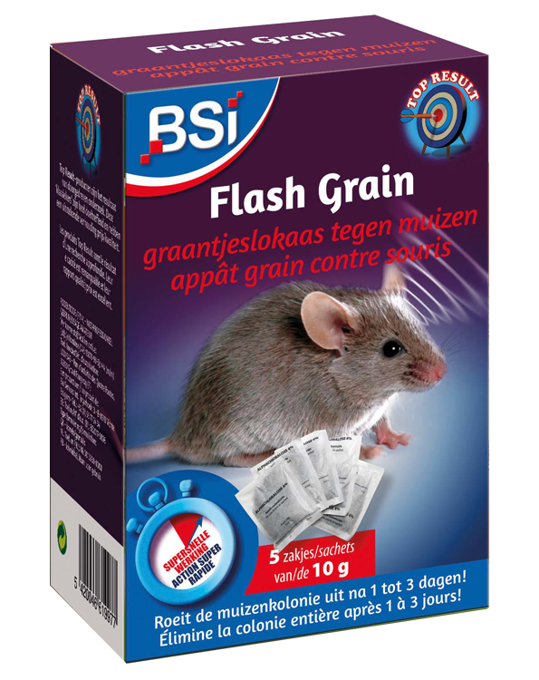 Muizenlokaas voor bestrijden van muizen 50g