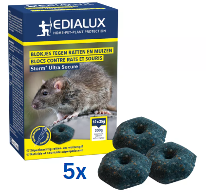 Edialux Storm Ultra Rattengif en muizengif 1,5kg