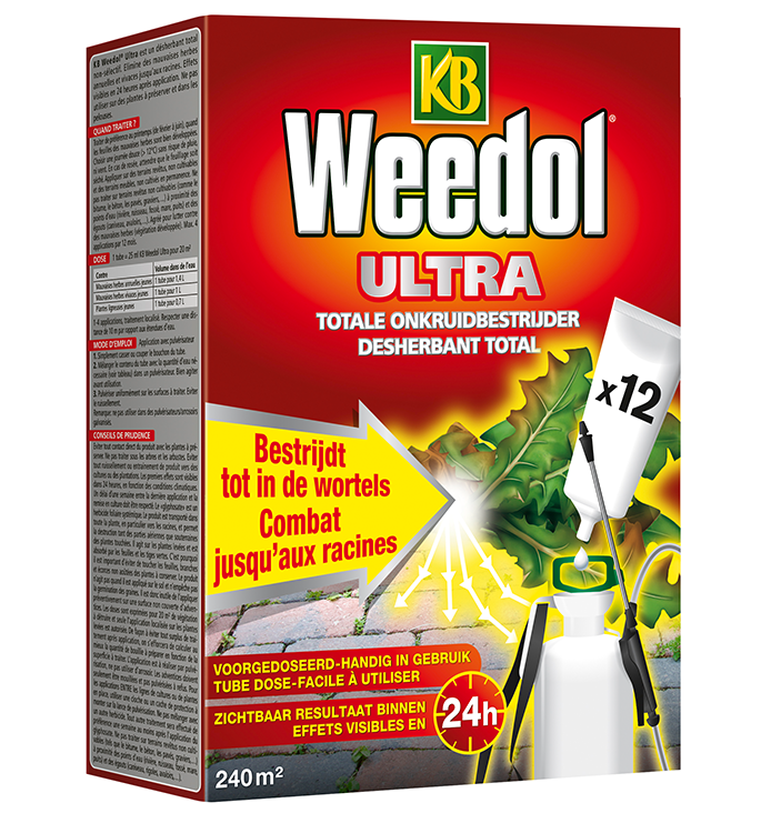 KB Weedol Ultra tubes Totale onkruidverdelger 240m²