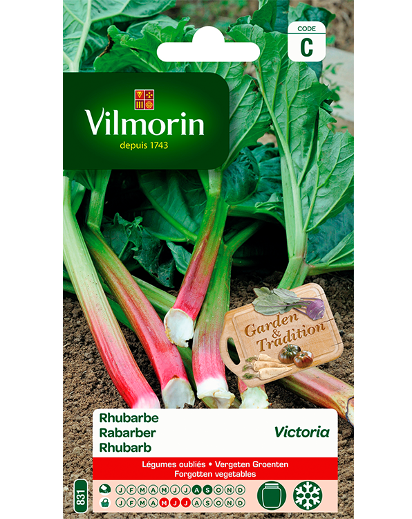 Vilmorin Rabarber zaden Victoria 3g