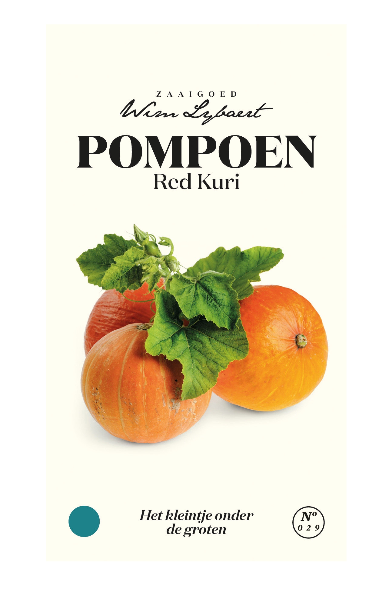 Wim Lybaert zaden Pompoen Red Kuri