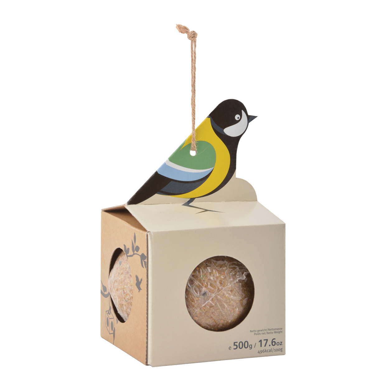 Vetbolhouder met reuzenvetbol 1 st