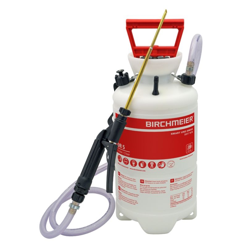 Birchmeier DR5 poederverstuiver voor effectieve bestrijding van wespen en ander ongedierte.