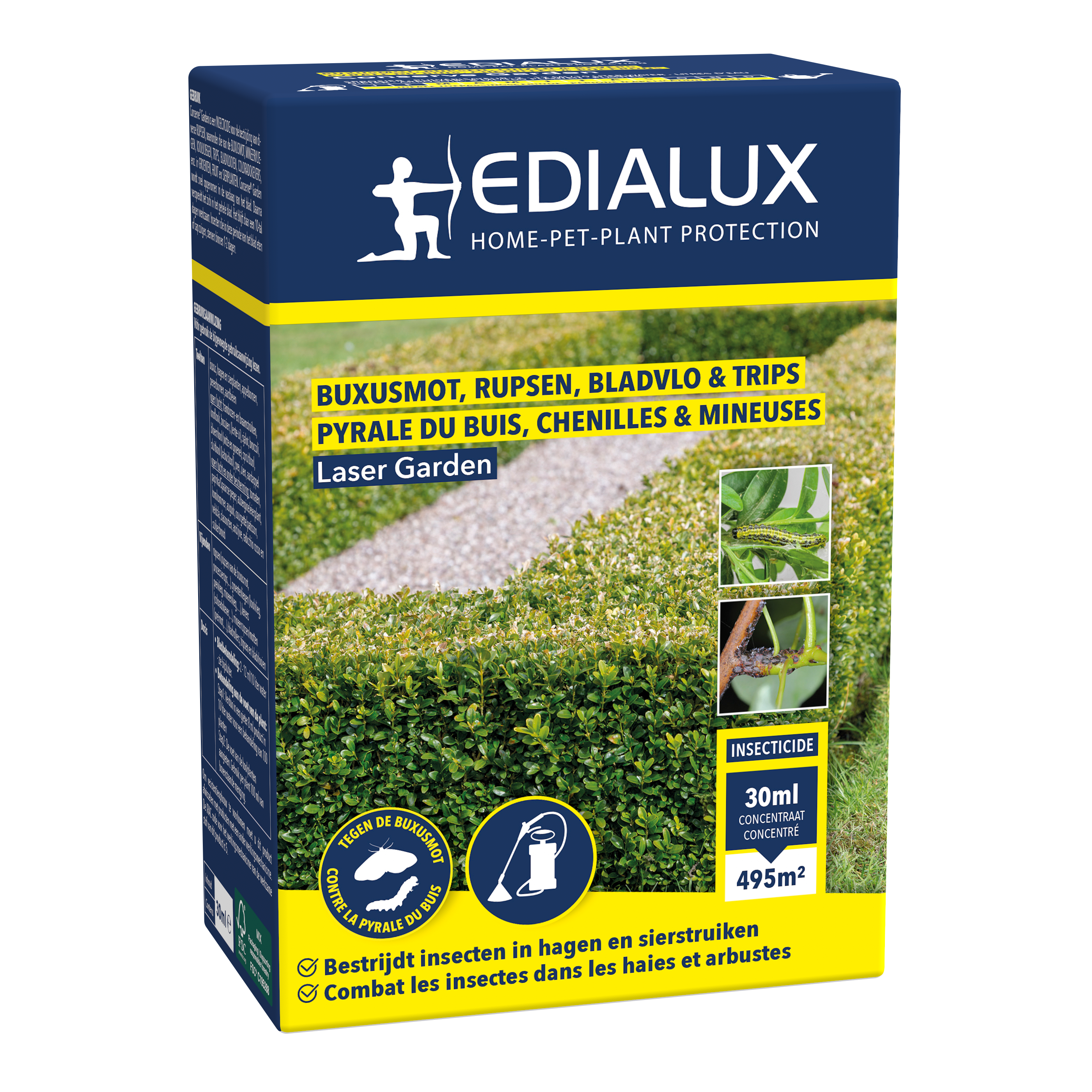 Laser Garden, de opvolger van For insect tegen Buxusrupsen | Edialux Buxusmot en-rups bestrijden