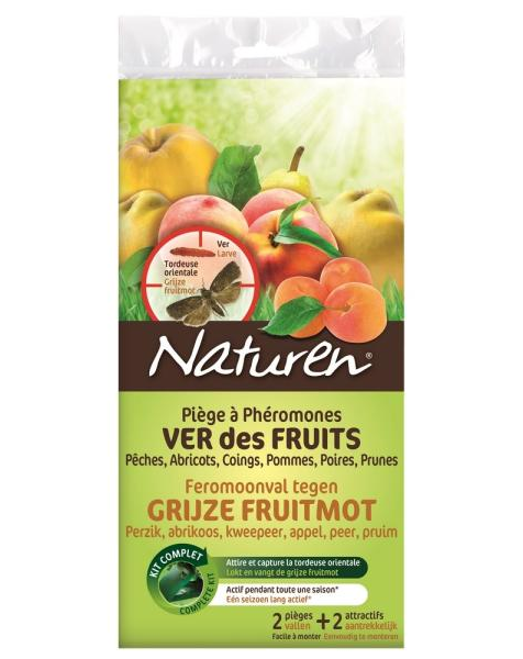 Naturen Feromoonval tegen Grijze Fruitmot 2 stuks