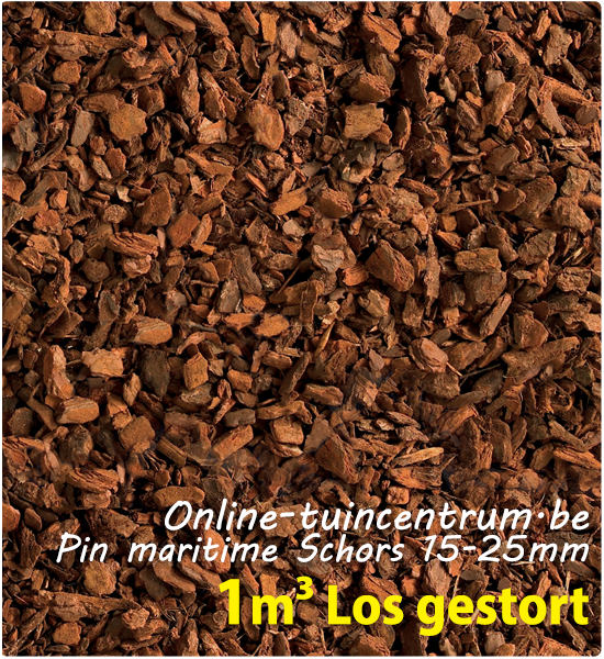 Franse Pijnboomschors 10-20 mm los gestort ENm³(min.18)