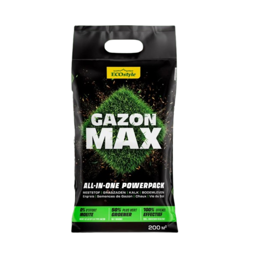 Ecostyle Gazonmax krachtige all-in-one gazonmest 10kg | snel resultaat! (200m²)