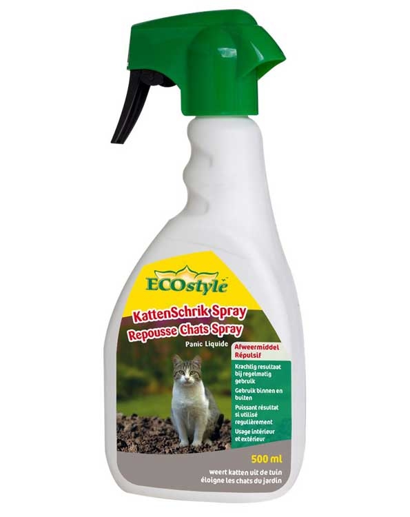 Kattenschrik spray om katten te weren uit tuin 500ml 🐈