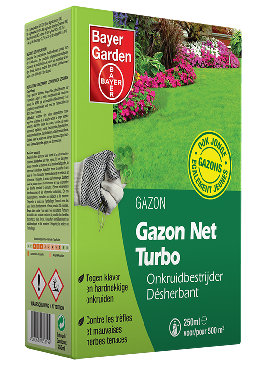 Gazon Net Turbo Klavers in gazon bestrijden 250ml