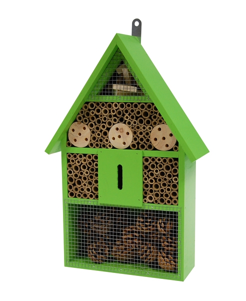 Insectenhotel voor vlinders, oorwormen en bijen
